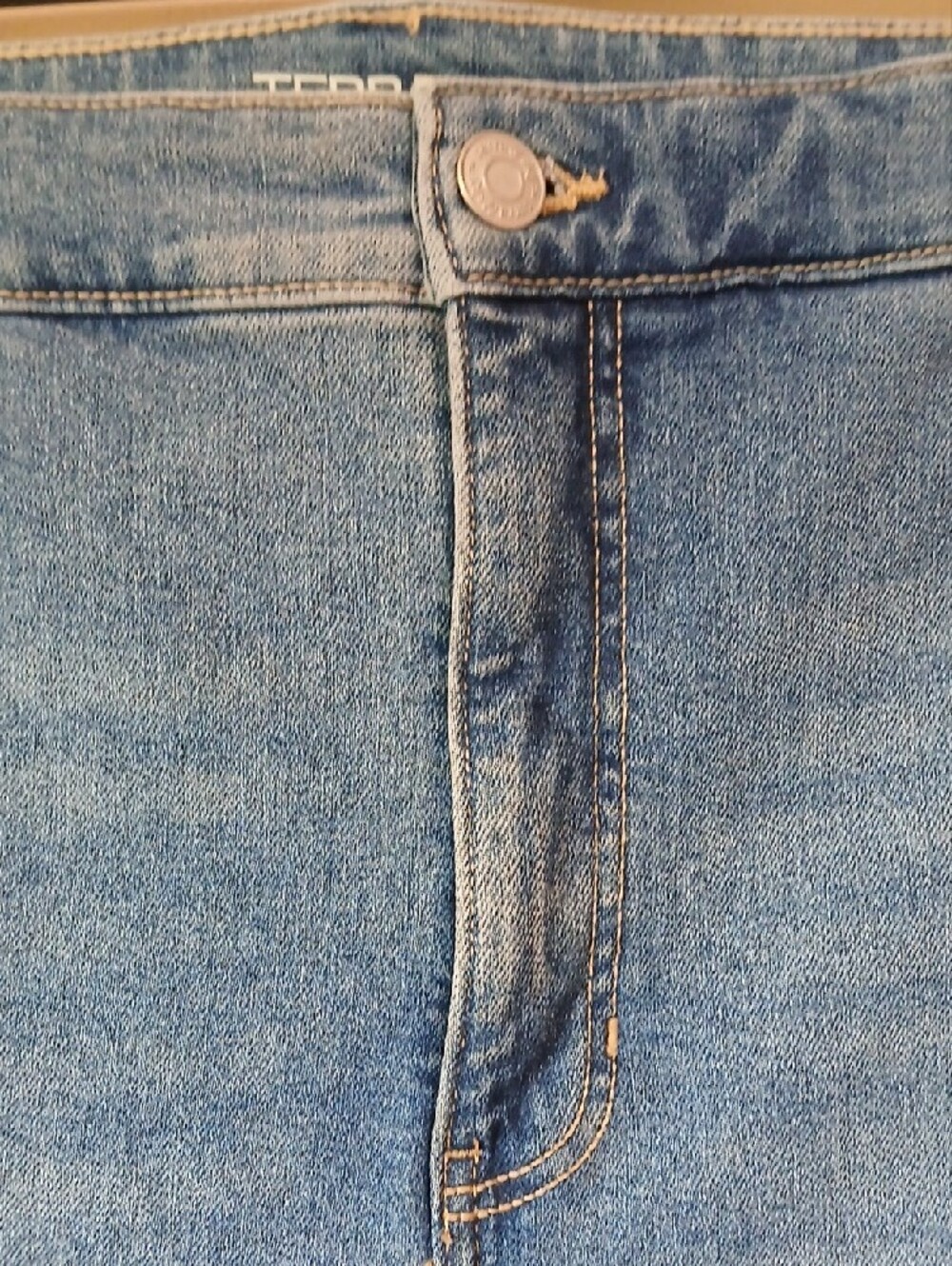 Terra & Sky 20W Light Blue Straight Leg Women's Jeans - Picture 5 of 14